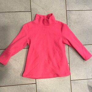 Dudley Stephens Bright Pink Kids Turtleneck Sweater